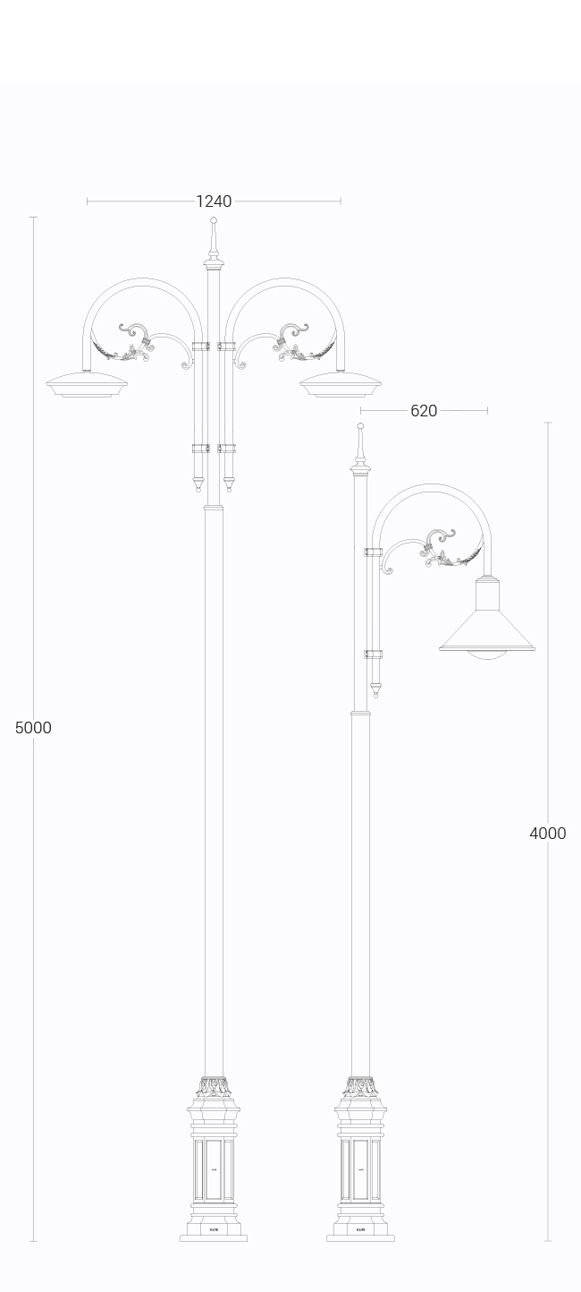 Pelican Mini Aspen Causeway Midi - dimensional drawing